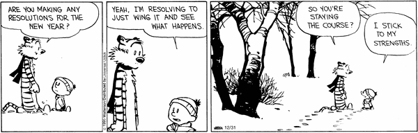Calvin and Hobbes; Dec 31, 2015